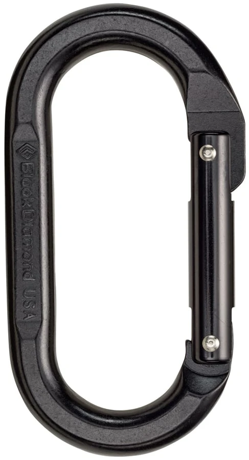 Black Diamond Oval Rock Climbing Carabiner 1 Black Diamond Oval Rock Climbing Carabiner