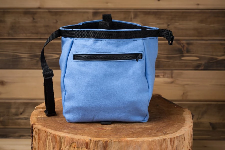 Canvas Bucket Rock Climbing Chalk Bag 6 Canvas Bucket Rock Climbing Chalk Bag - Image 6