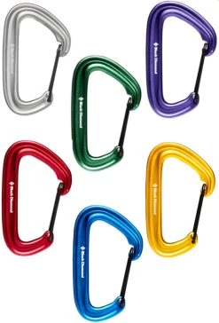 Black Diamond LiteWire Rackpack Rock Climbing Carabiner Set