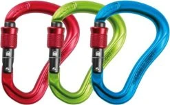 Ocun Eagle HMS Screw 3-Pack Rock Climbing Carabiner