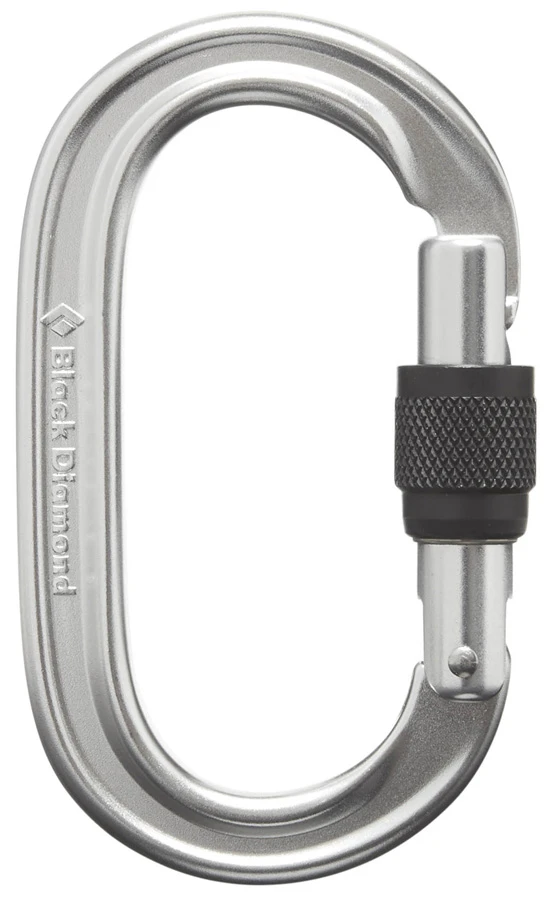 Black Diamond Oval Keylock Rock Climbing Carabiner 3 Black Diamond Oval Keylock Rock Climbing Carabiner - Image 3