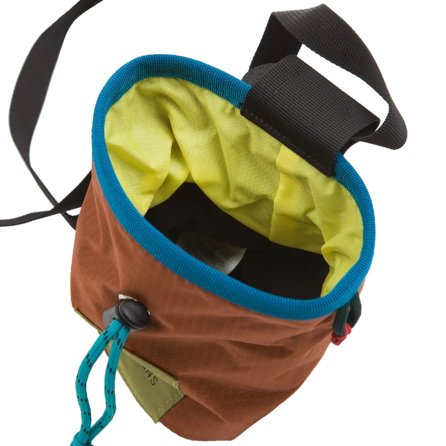 Topo Designs Chalk Bag Drawstring Climbing Chalk Holder 4 Topo Designs Chalk Bag Drawstring Climbing Chalk Holder - Image 4