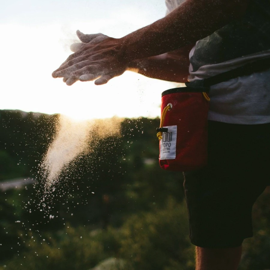 Topo Designs Chalk Bag Drawstring Climbing Chalk Holder 13 Topo Designs Chalk Bag Drawstring Climbing Chalk Holder - Image 13