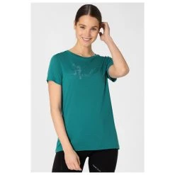 Super.natural Women's Climbing Line Tee - Merino Shirt -Mountain Hardwear Shop supernatural womens climbing line tee merino shirt detail 3